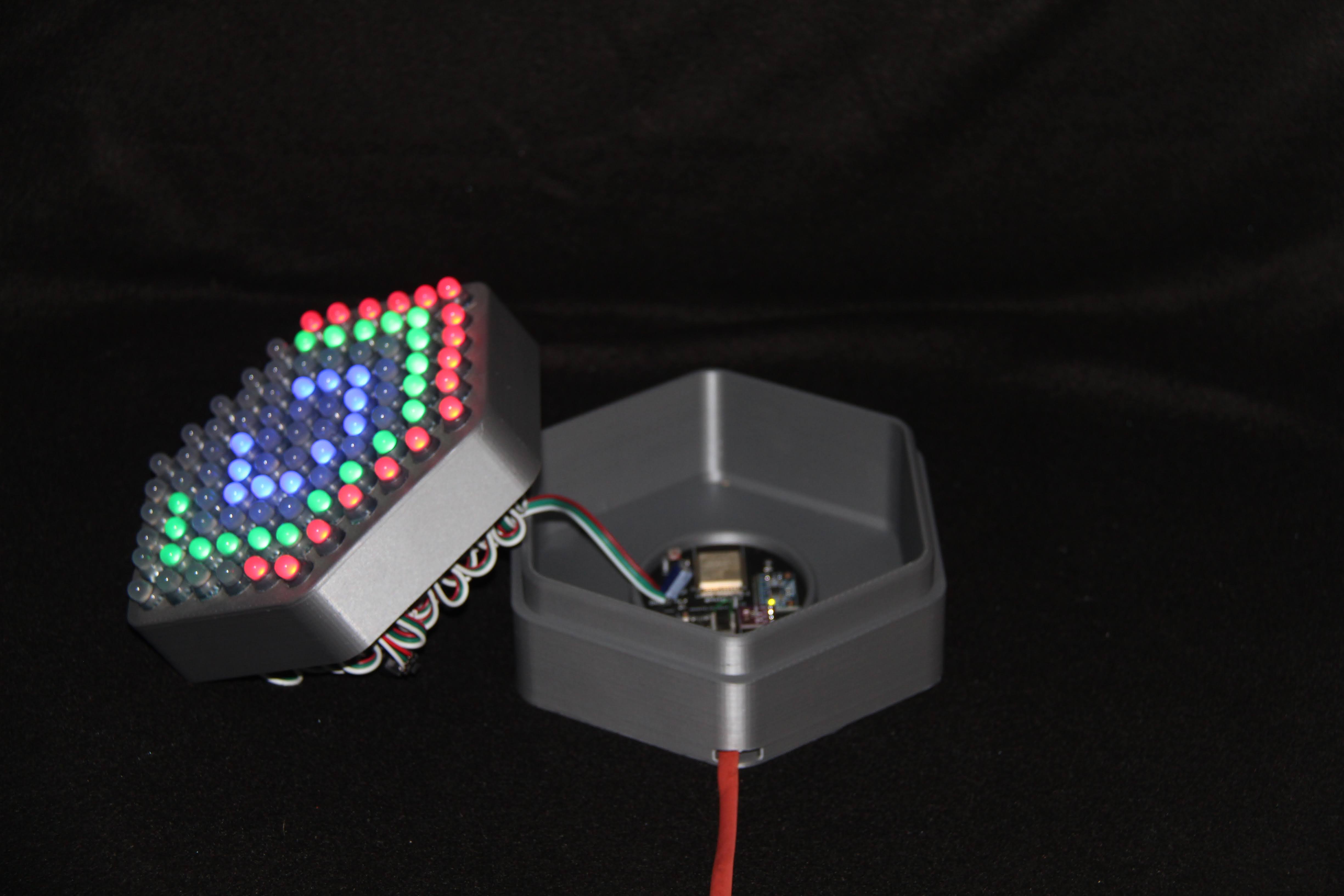 HEXClock Internal Layout