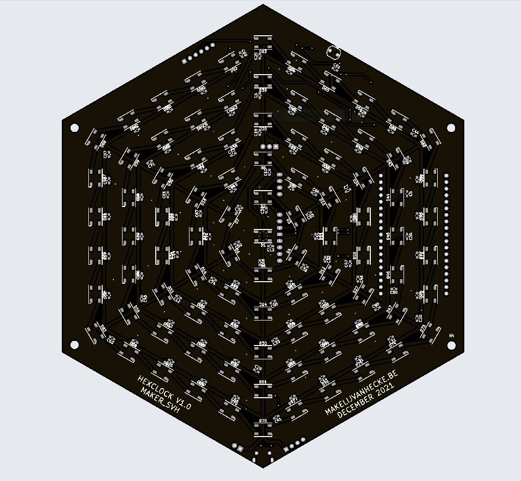 HEXClock Wall View